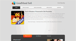 Desktop Screenshot of goodmoodsoft.com